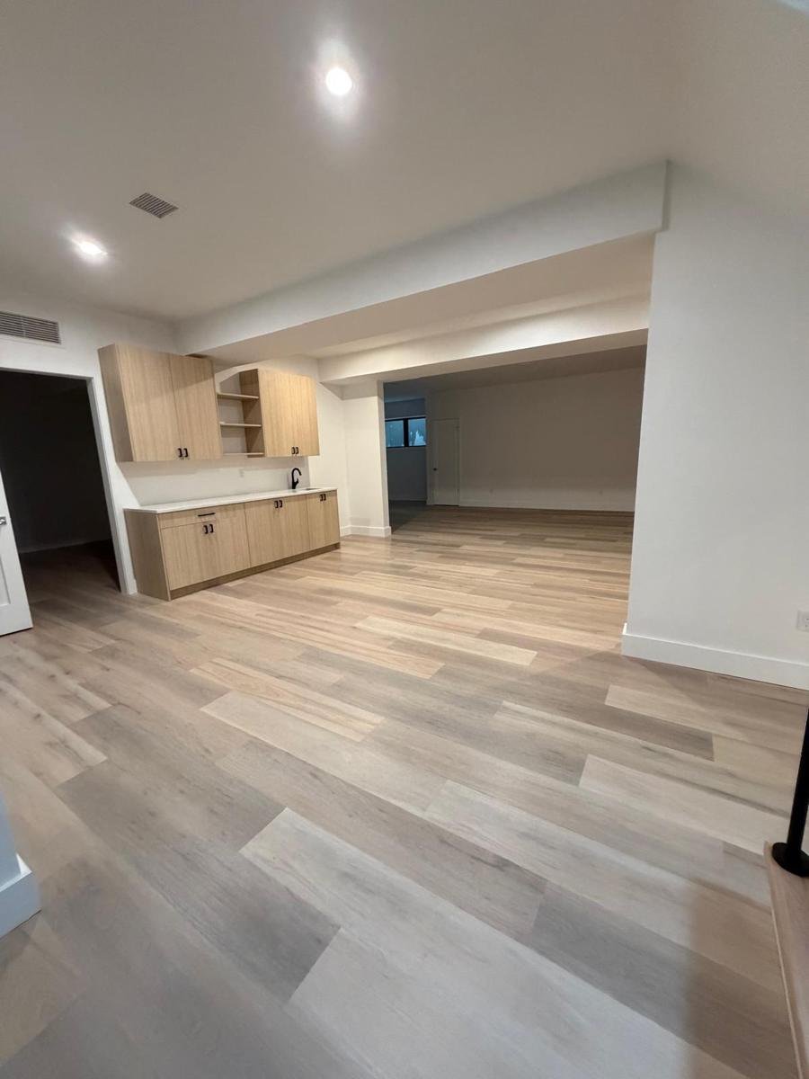 Finished basement: post-construction cleaning by JF Spotless in Westchester County NY